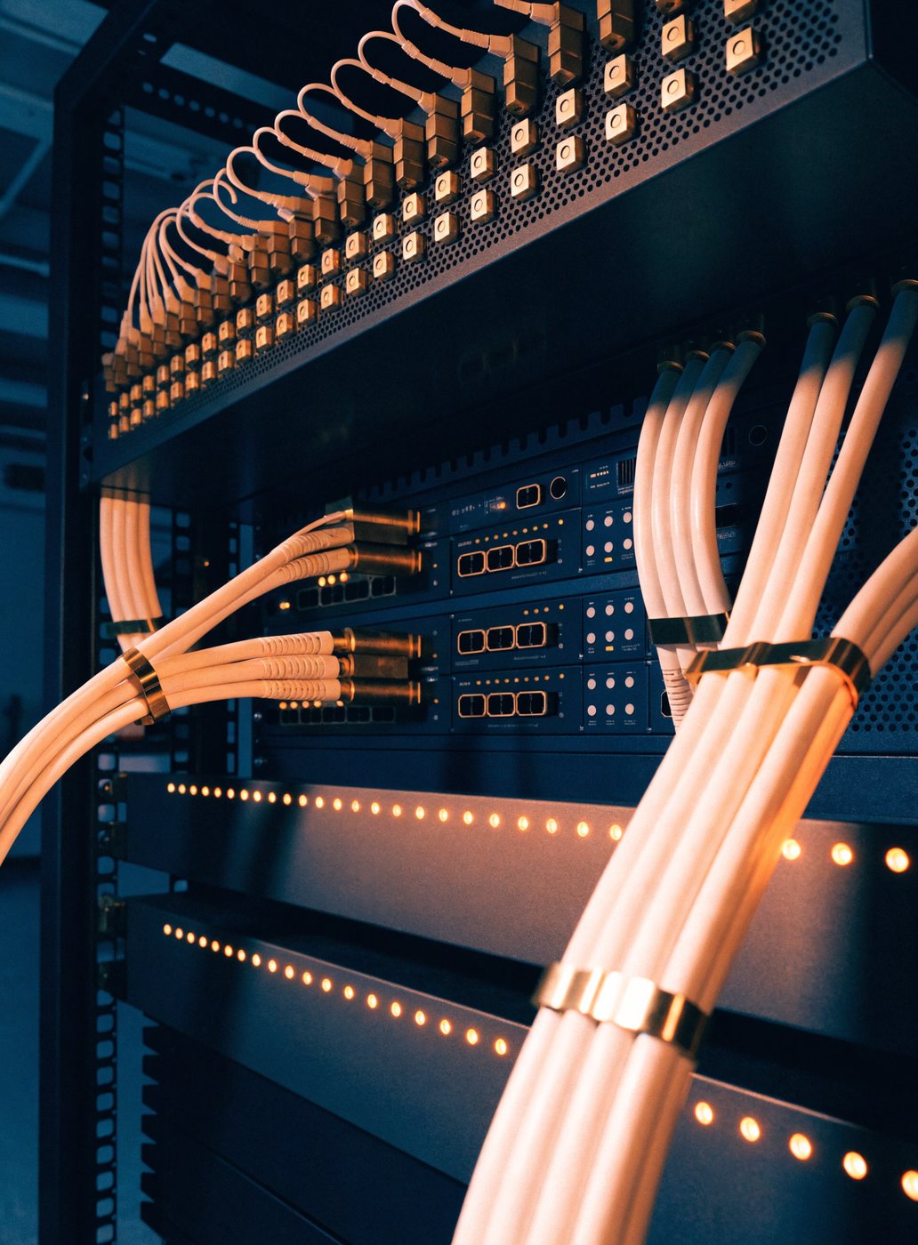 Structured cabling and network rack